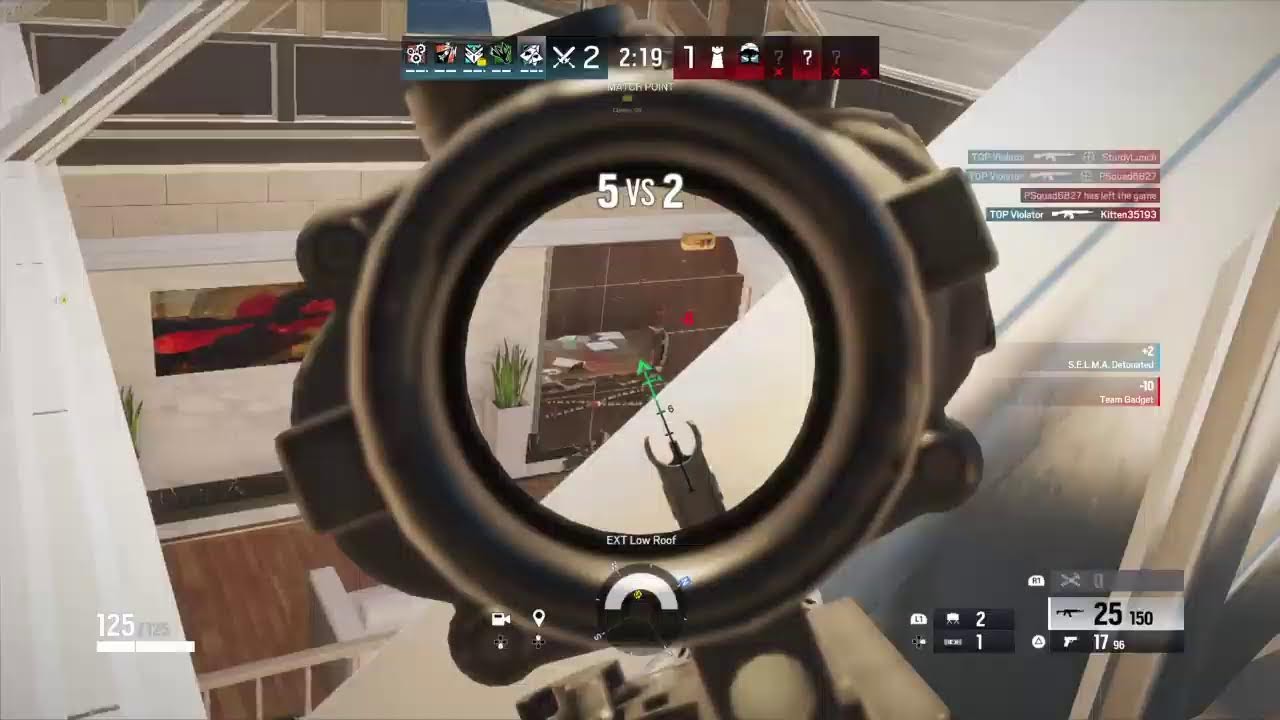 Playing Rainbow six seige ranked