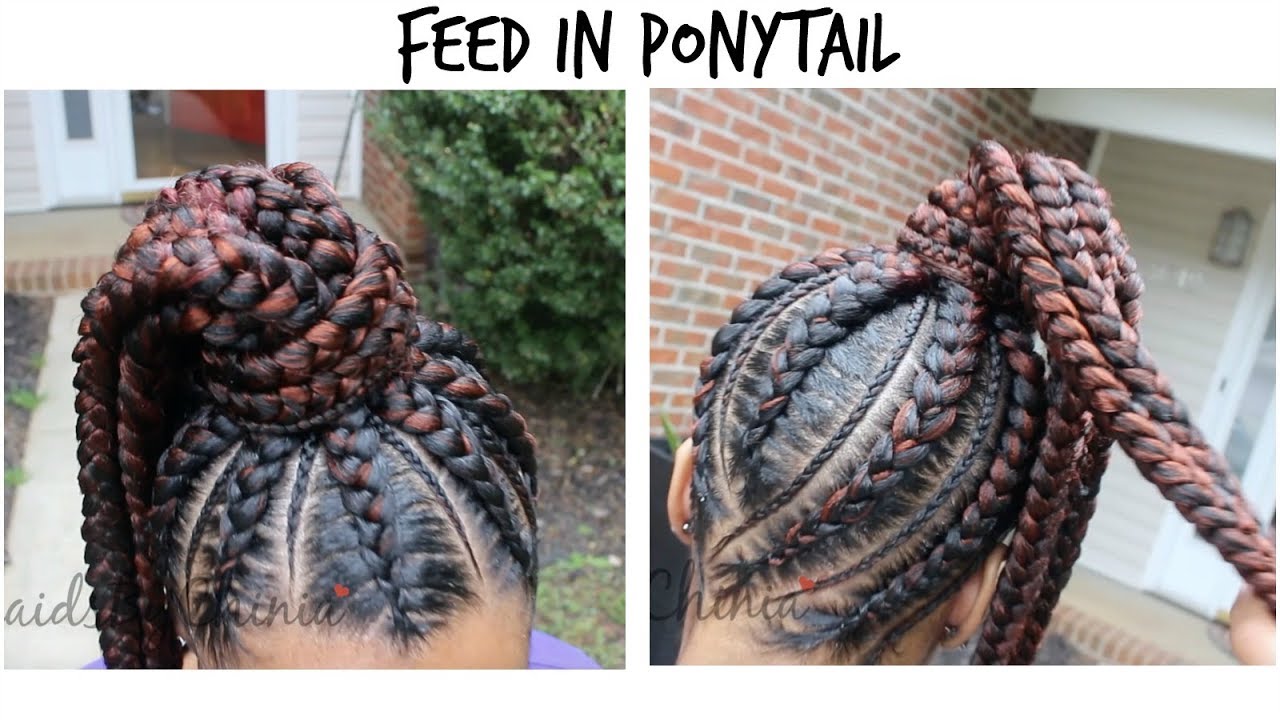 Feed In Ponytail Tutorial