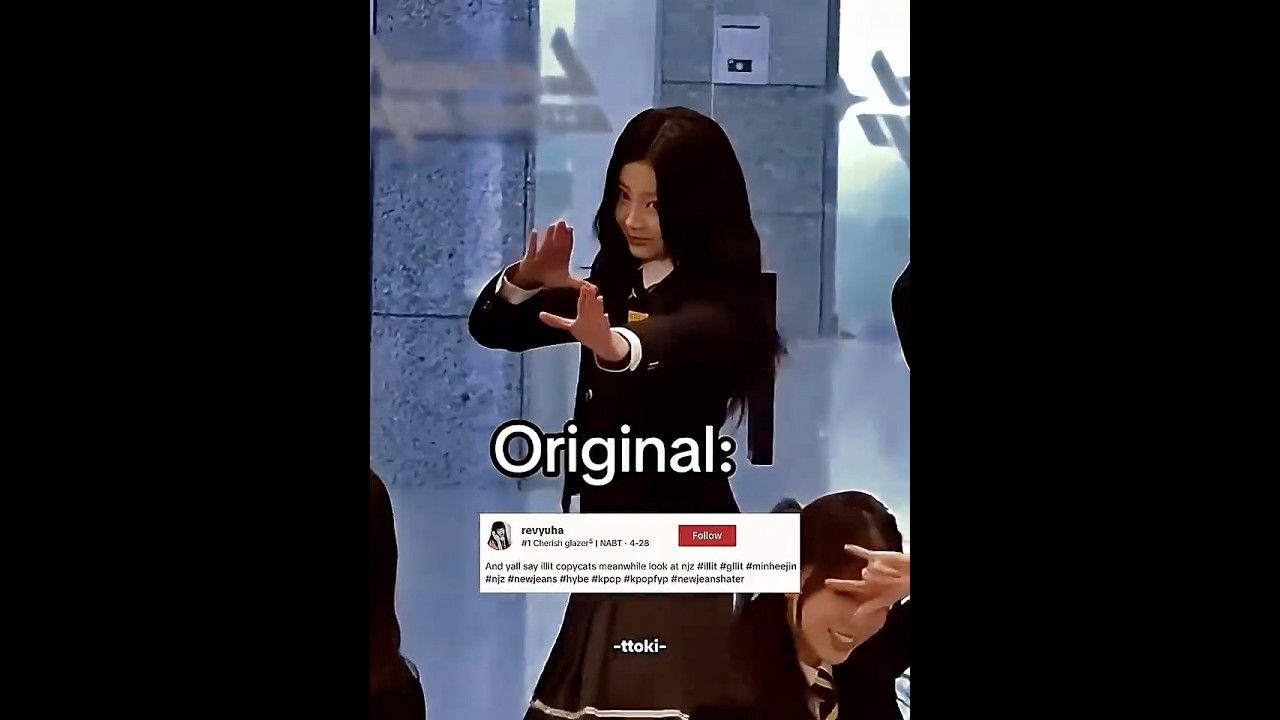 Newjeans the copycats lol&hellip; I&rsquo;m joking #njz #hanni #haerin #hyein #danielle #minji #newjeans #illit