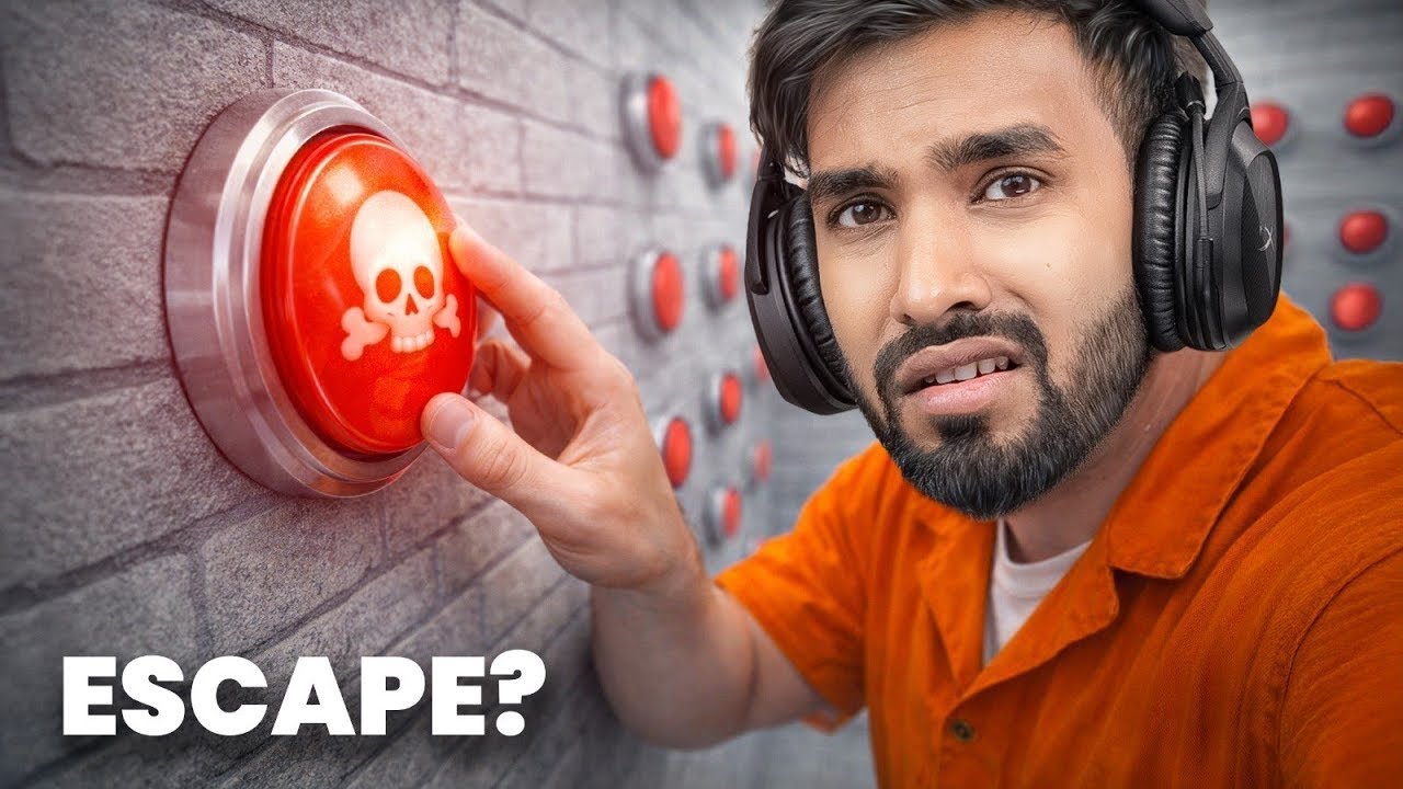 100 MYSTERY BUTTONS BUT ONLY ONE LETS YOU ESCAPE |
