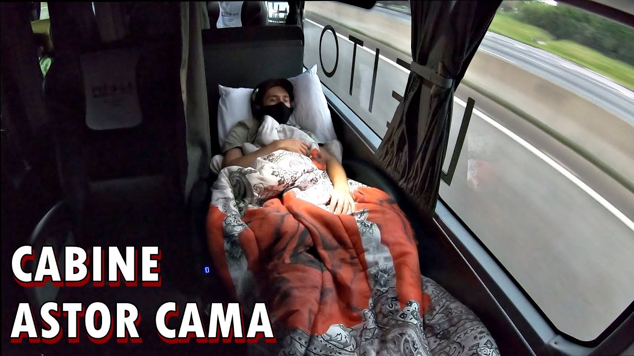 VIAJANDO para o RIO dormindo em CAMA - Como é a viajar na Cabine ASTOR CAMA DA PENHA de SP para RJ