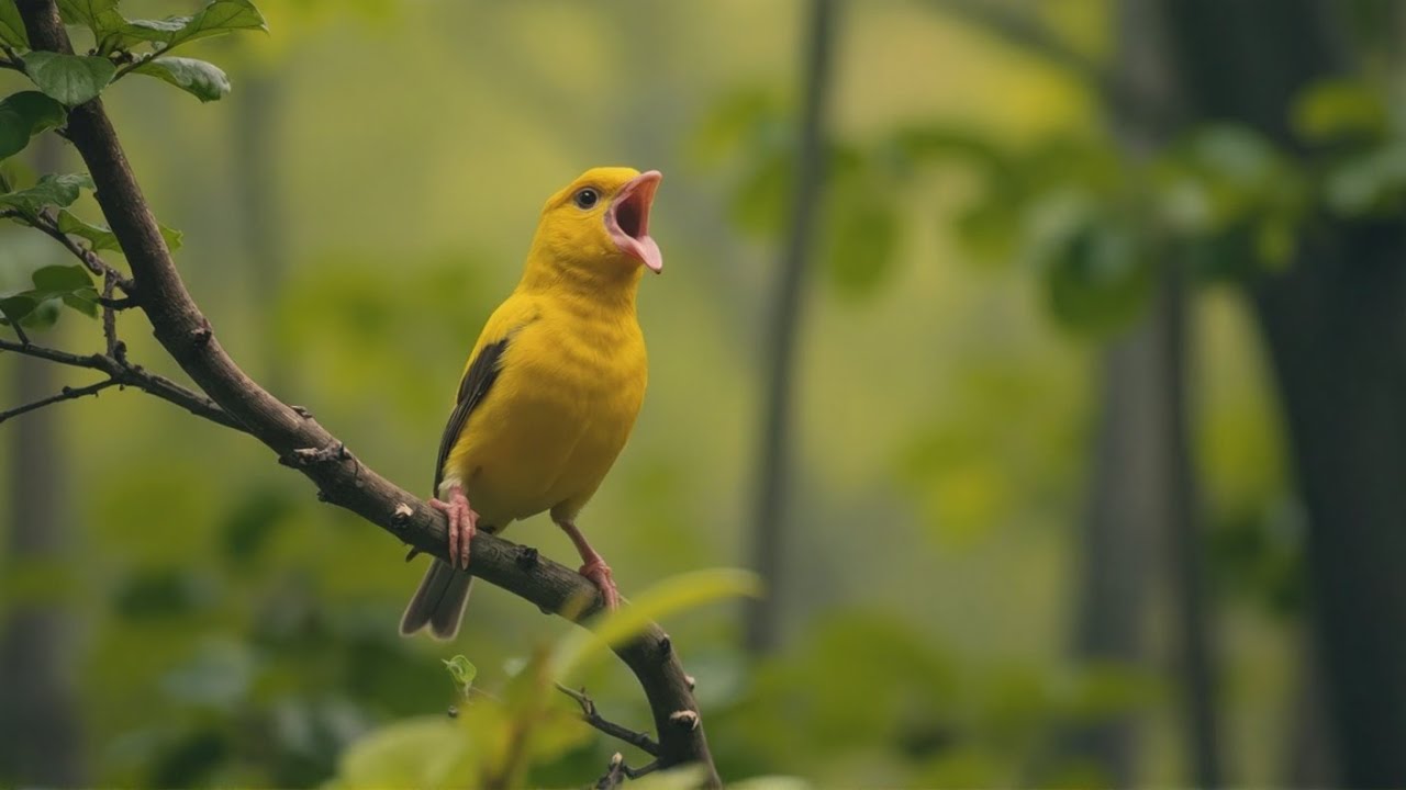 Canary Chirping in the Wild | Natural Canary Training Sounds for Singing Birds