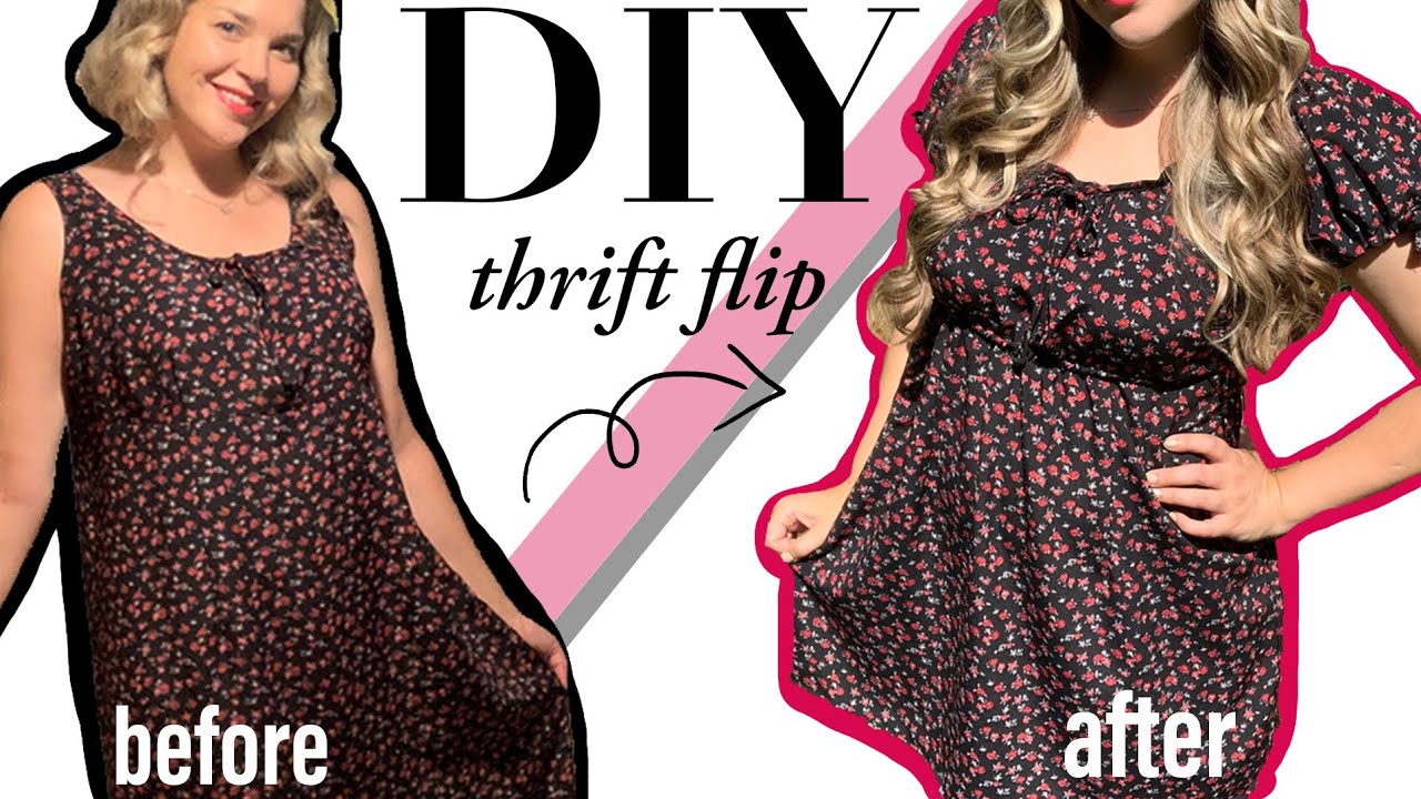 DIY | Easy Summer Dress | Thrift Flip