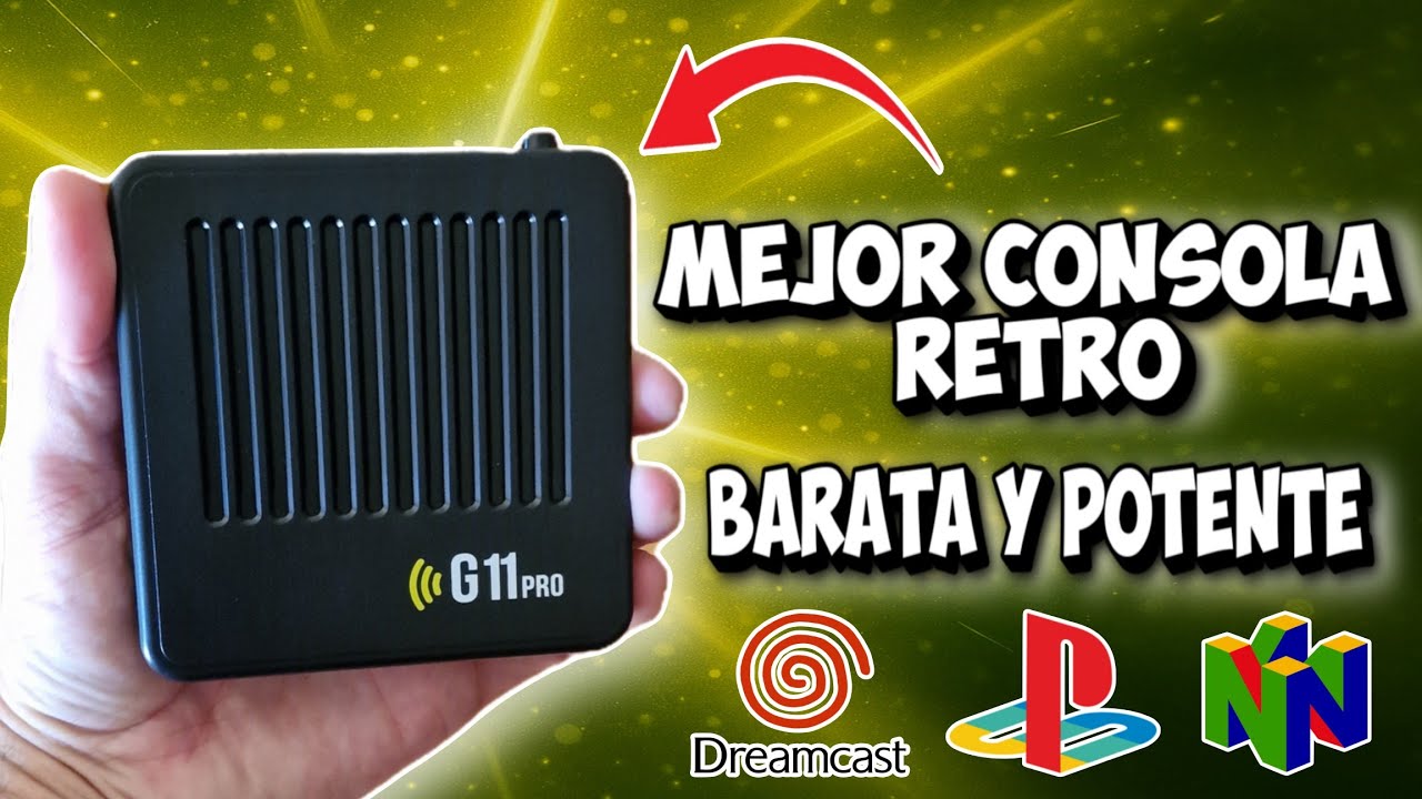 GAMEBOX G11 PRO. LA MEJOR CONSOLA RETRO BARATA de ALIEXPRESS. Review completa en ESPAÑOL. BRUTAL!