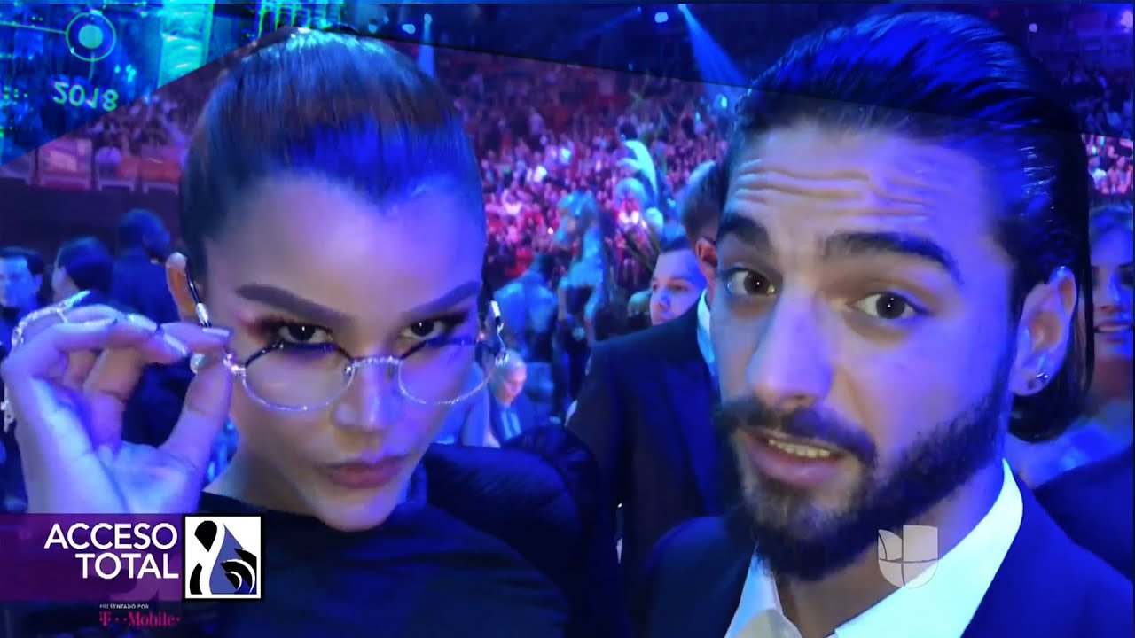 Clarissa Molina estuvo espiando a varios famosos durante comerciales en Premio Lo Nuestro