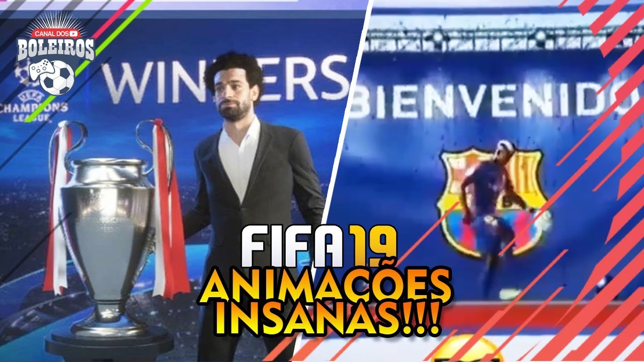 FIFA 19 | AS NOVAS ANIMAÇÕES DO MODO CARREIRA!!!