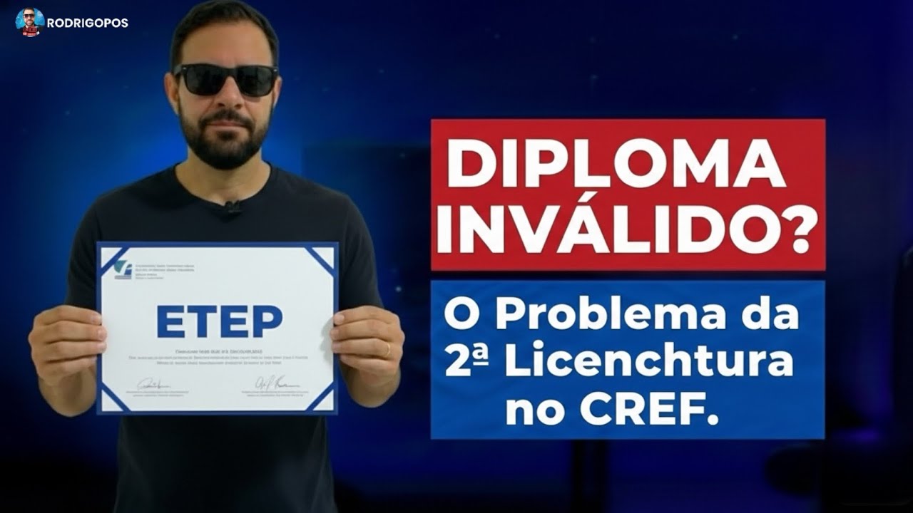 DIPLOMA INVÁLIDO? O problema da 2ª Licenciatura e Formação Pedagógica no CREF ! 