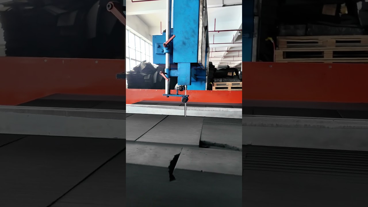 Sponge Cutting #sponge #machine #factory
