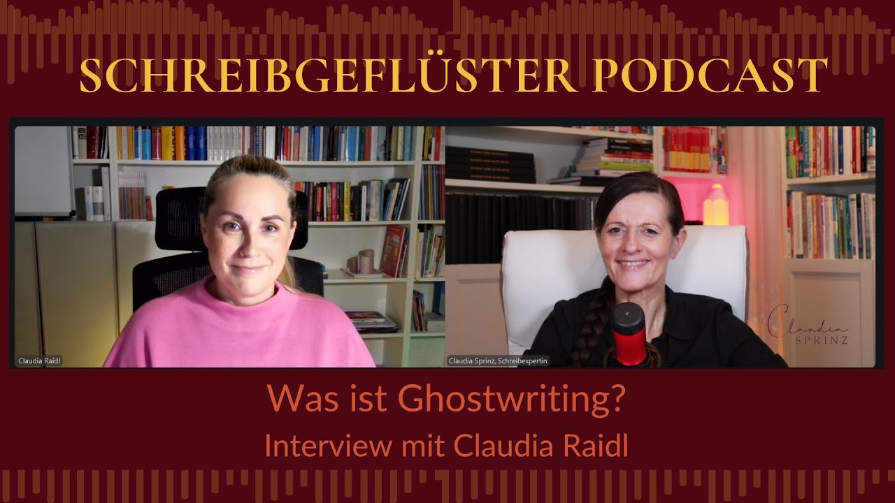 Was ist Ghostwriting? - Interview Claudia Raidl