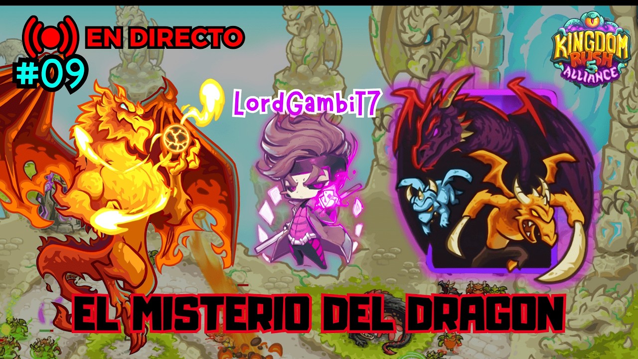 🔴¡NUEVA GUERRA DE DRAGONES! ¿Podremos sobrevivir al caos? Kingdom Rush 5 Alliance Dragons Wars