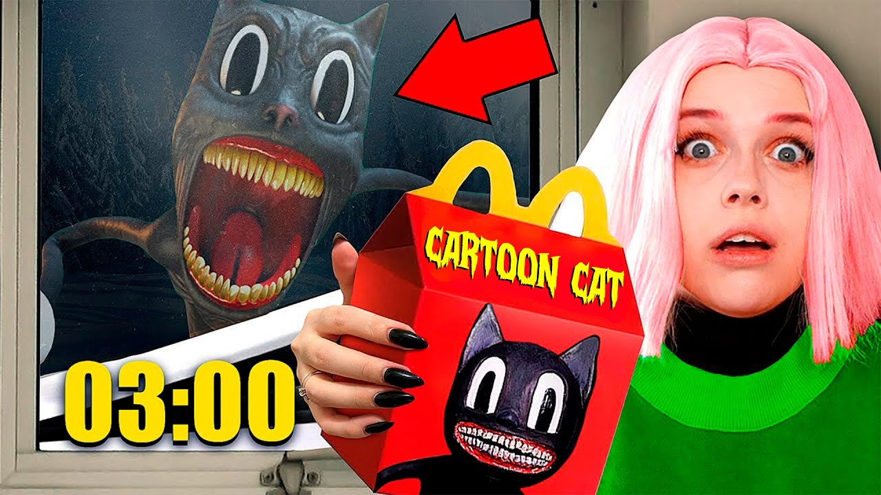 NON ORDINARE TUTTI I CARTOON CAT HAPPY MEAL ALLE 3 DI NOTTE!!