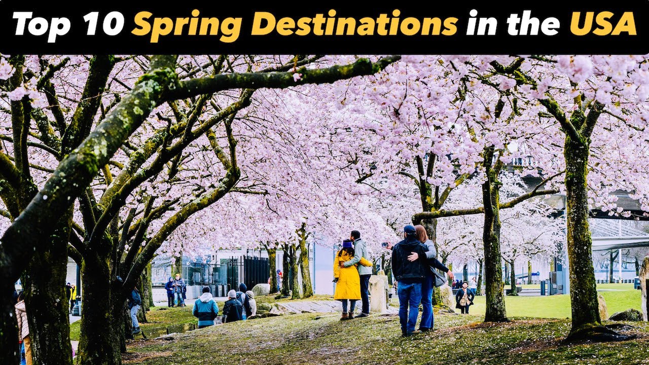 Top 10 Spring Destinations in the USA! Beautiful Getaways to Visit This Season | 4K