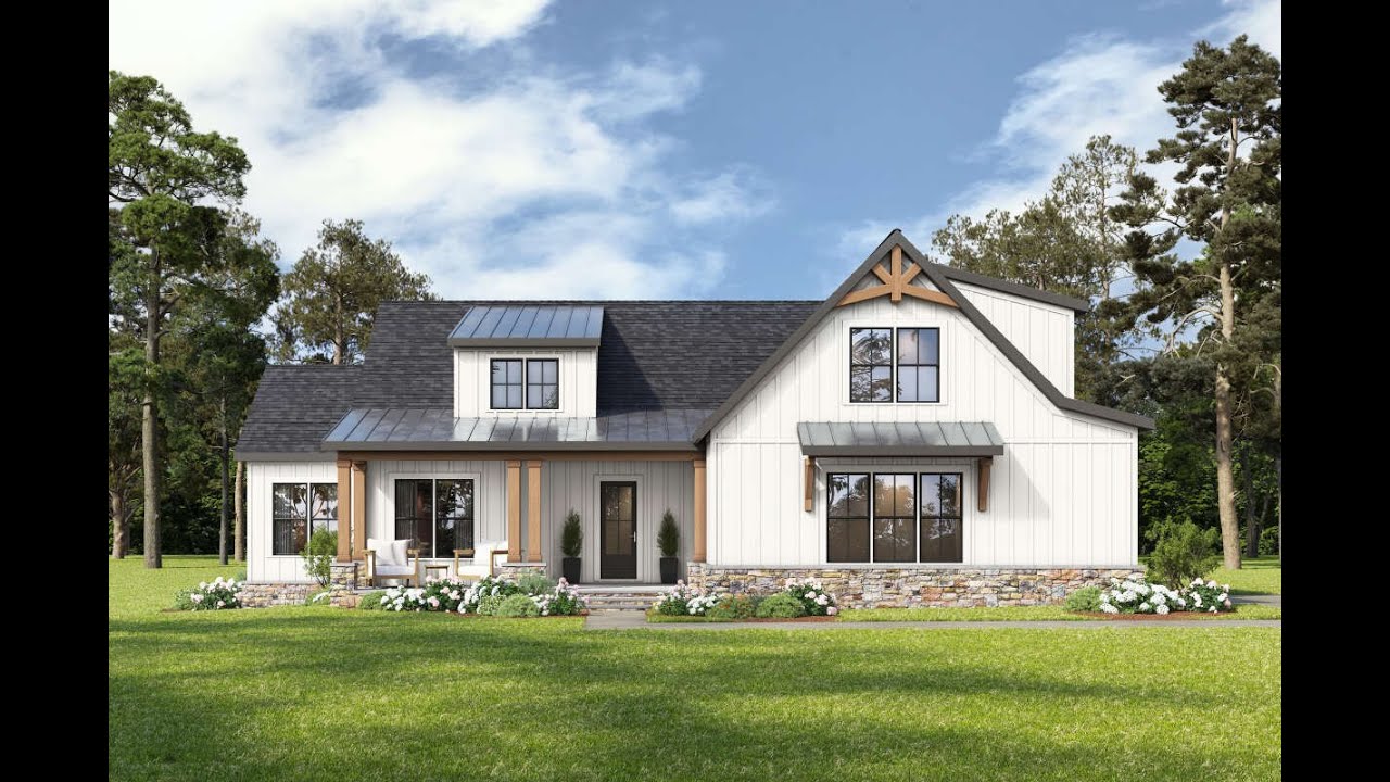Charming Modern Farmhouse Design | 2,251 Sq Ft | Plan 009-00485