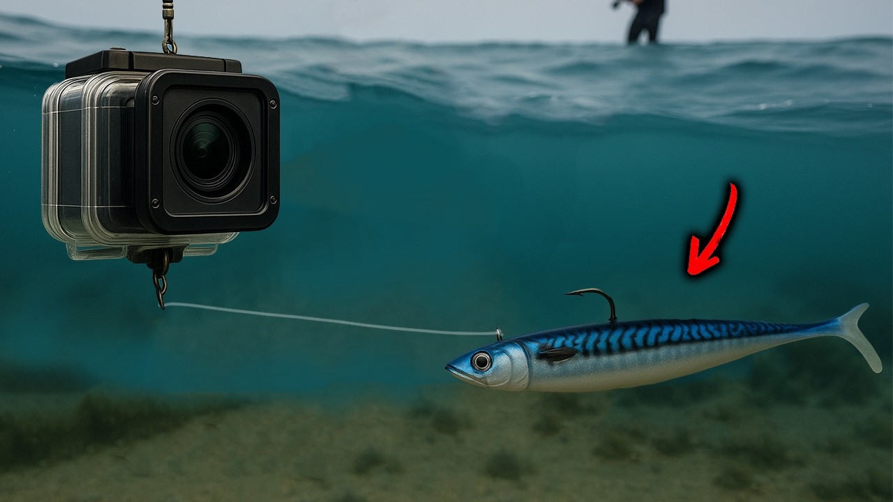 I Dropped An Underwater Camera 100ft Down Attached To My Lure and Hooked Up! | The Fal Anglers