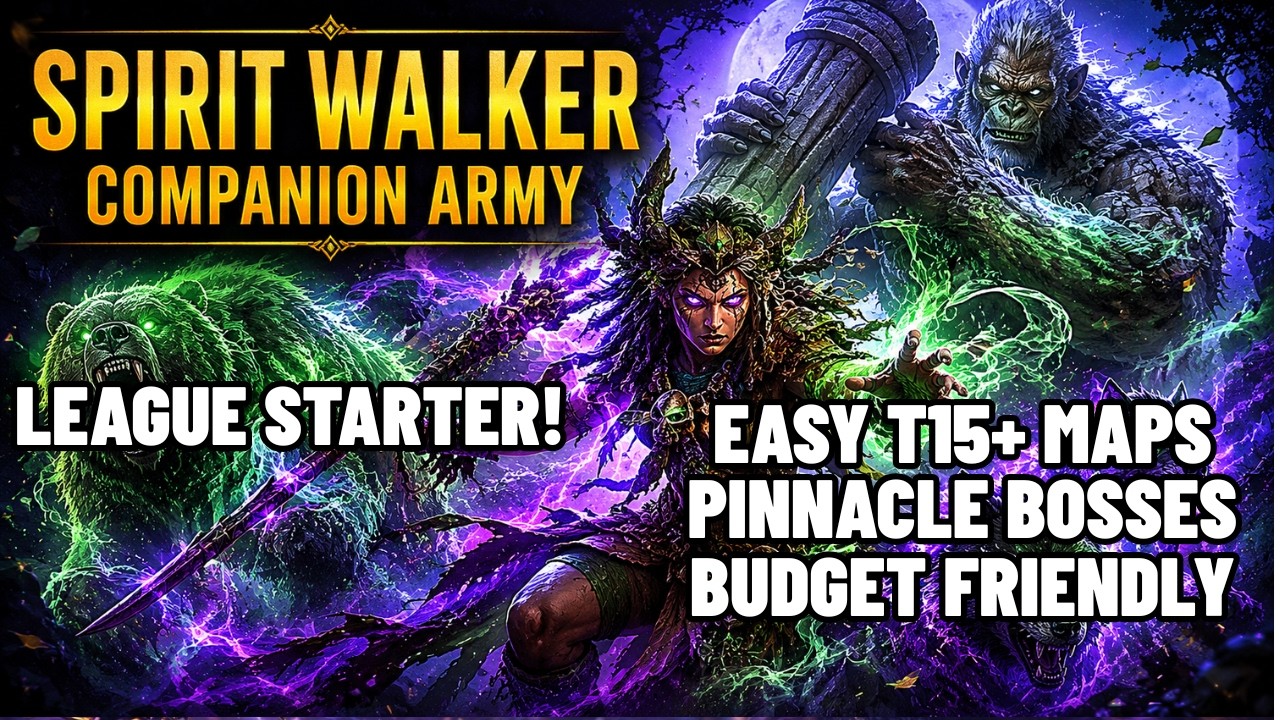 ЛУЧШИЙ билд на Spirit Walker для старта лиги? Гайд на армию спутников | PoE 2