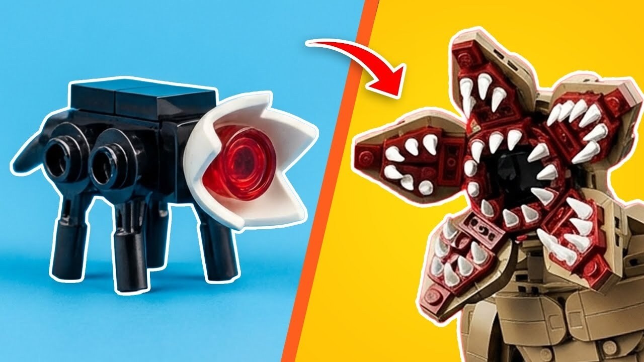 Odtworzyłem Potwory ze Stranger Things w LEGO
