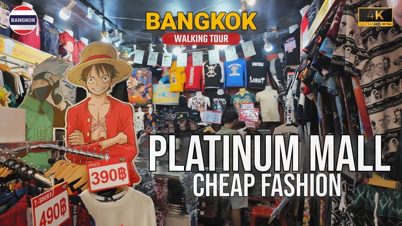 Шопинг-тур пешком по Бангкоку | Platinum Fashion Mall | Дешёвая одежда и альтернатива MBK 4K