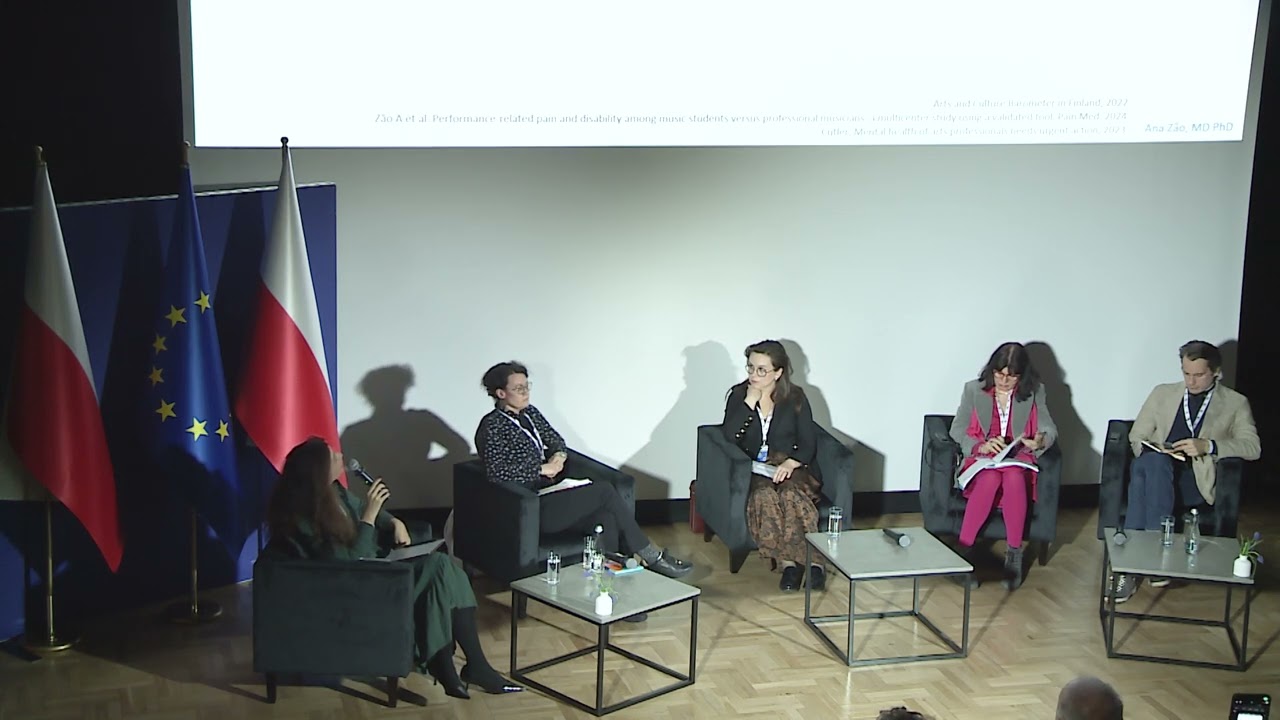 PANEL V- Zdrowie twórców „Młode artystki i młodzi artyści – wyzwania i rzeczywistość”