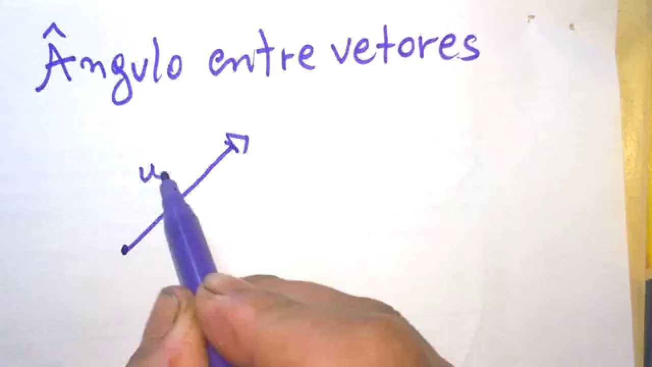 GEOMETRIA ANALÍTICA: Angulo entre vetores.