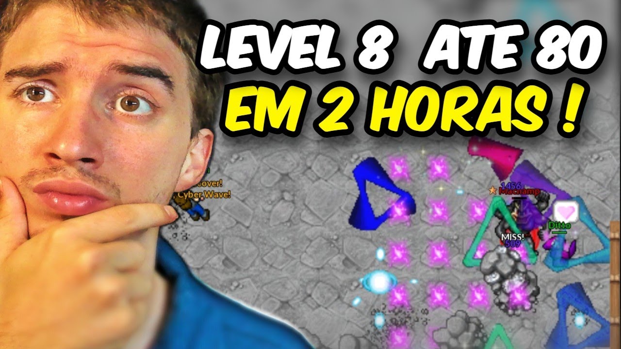 COMO EU UPEI DO NIVEL 8 ATE O 80 EM 2 HORAS !