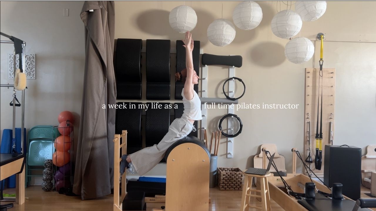 weekly pilates vlog