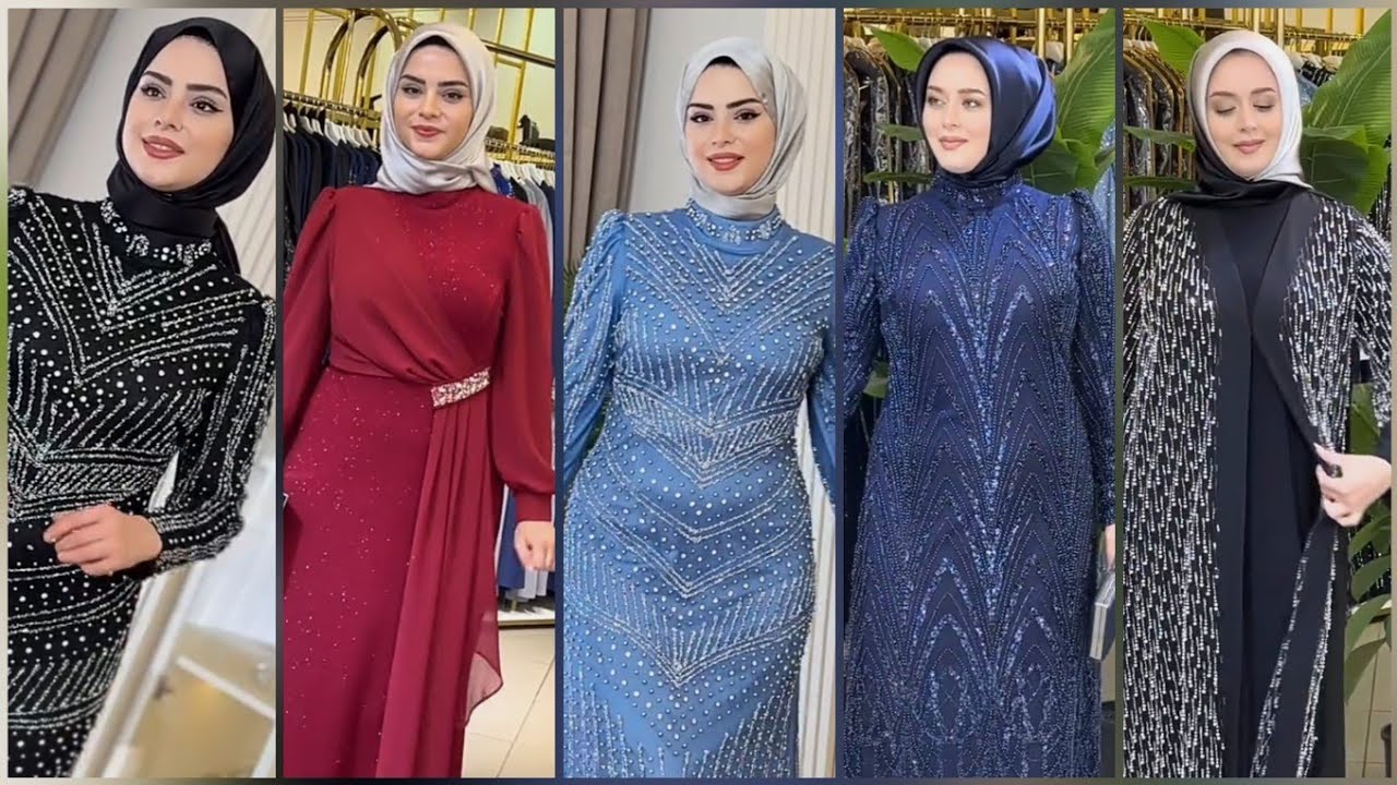 Tesettür Abiye Elbise Modelleri Tesettür FERACE Modelleri | Hijab Style Abaya Dresses for women