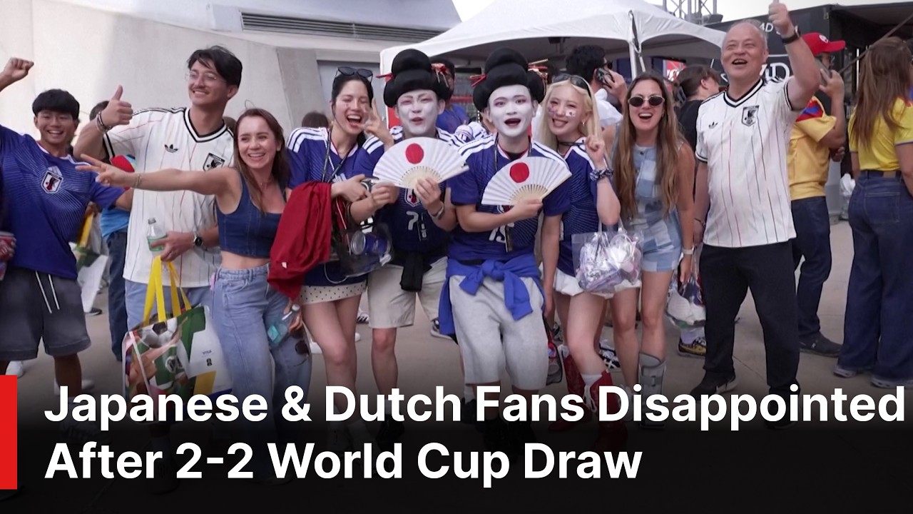 Japanese & Dutch Fans Disappointed After 2-2 World Cup Draw | AD1S