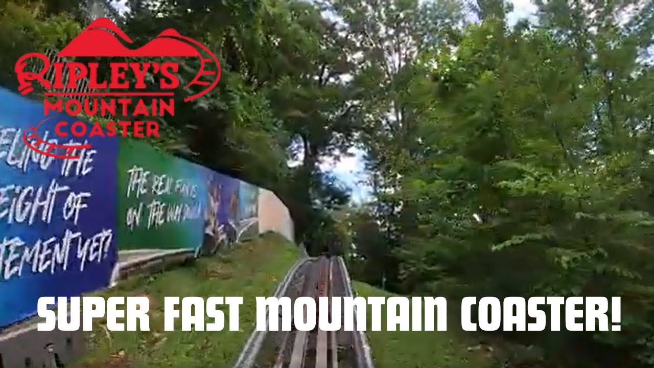 This Mountain Coaster is FAST!!  Ripley's Mountain Coaster Gatlinburg/Pigeon Forge 2025