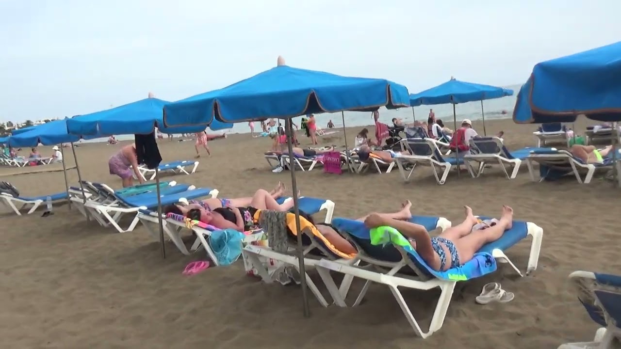 walk along  the beach side in porta da carmen Lanzarote part 2