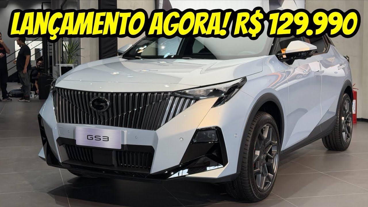 NOVO GAC GS3 - LANÇAMENTO AGORA! R$ 129.990 HUMILHOU O TIGGO 5X!