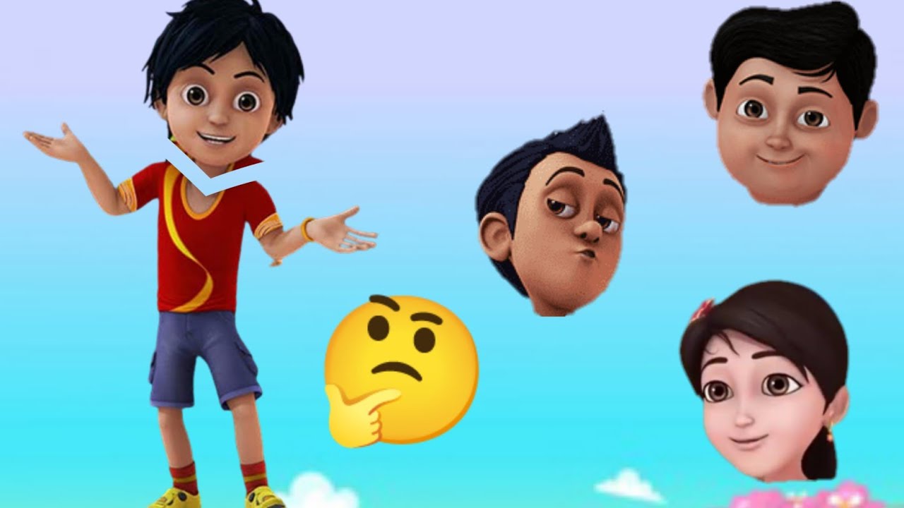 match the right head superheroes // shiva cartoon // cartoon cartoon #motupatlu #shiva