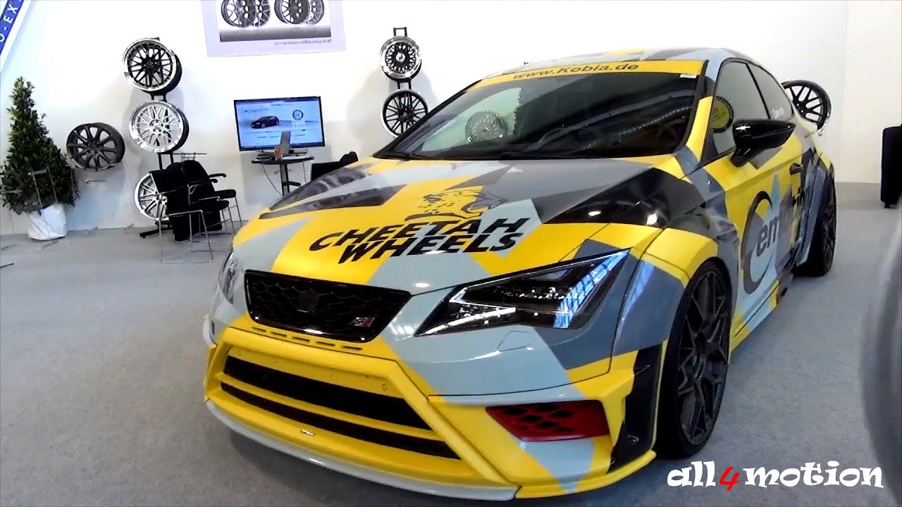 SEAT LEON 5F CUPRA WIDEBODY JE DESIGN CARMOUFLAGE @ Tuningworld 2015