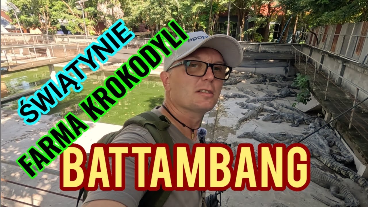 Kambodża - Spacer po mieście oraz Farma Krokodyli #battambang #cambodia #travel