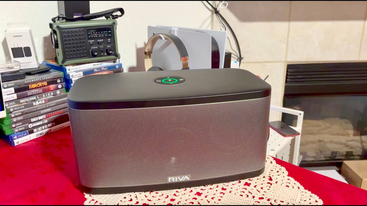 RIVA Upgraded Stadium 2: The Ultimate Hi-Fi Smart Speaker (200w) with Alexa Built In