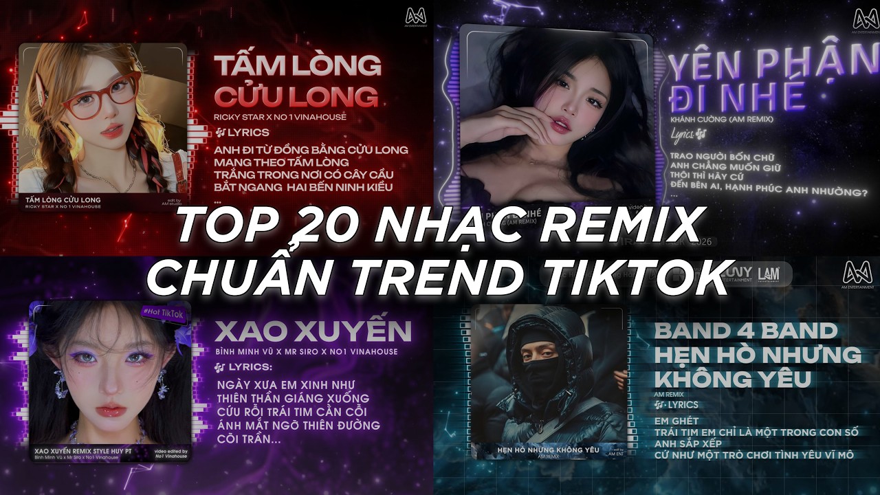 🎼TOP 20 Nhạc Remix Chuẩn Trend Tiktok 2026: Tấm Lòng Cửu Long, Xao Xuyến, Hôn Lễ Của Em, Anh Tên Là