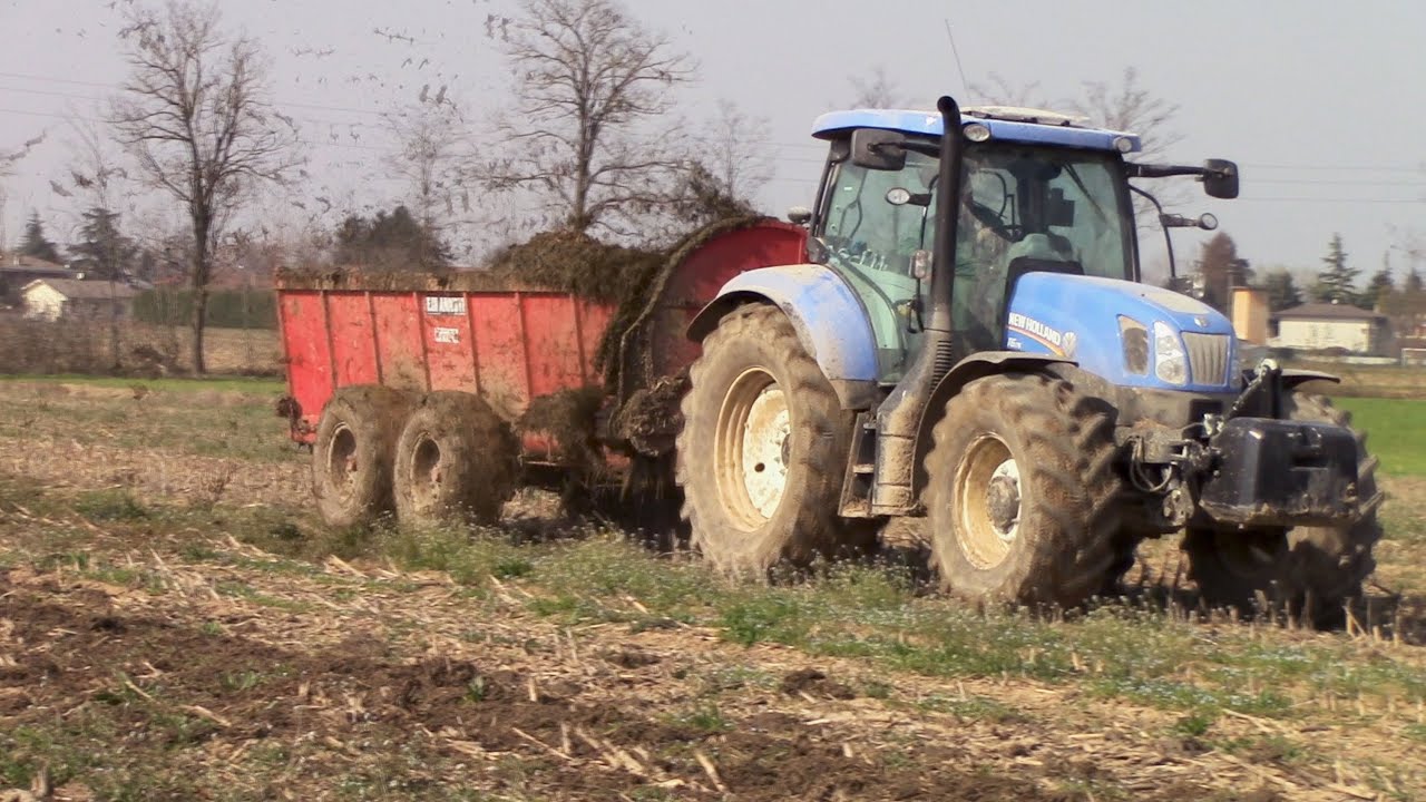 NEW HOLLAND T6 175 + Spandiletame Annovi