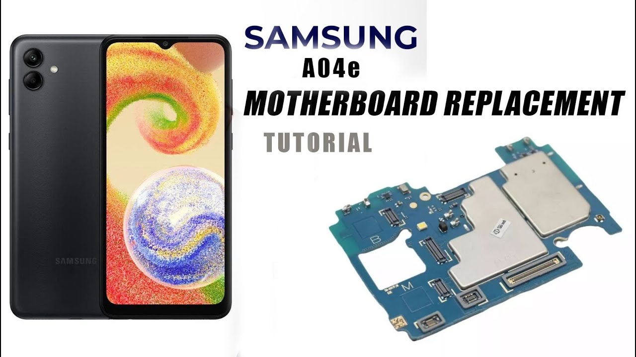 Samsung Galaxy A04e SM-A042F Motherboard Replacement Tutorial - Wymiana płyty gł&oacute;wnej