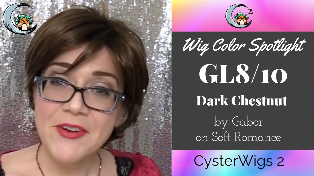 CysterWigs Color Spotlight: GL8/10 (Dark Chestnut) by Gabor (on Soft Romance)