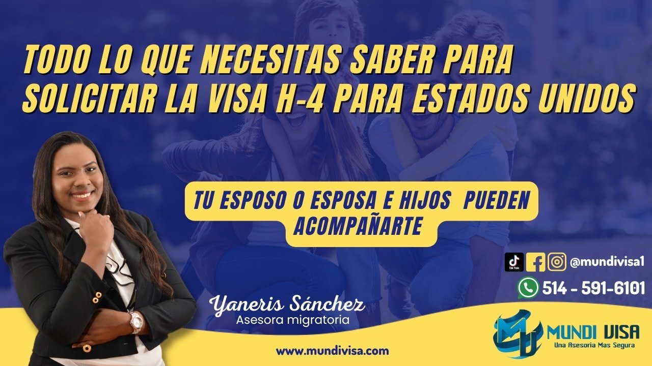 Visa H4 / No te dejes enga&ntilde;ar / Como aplicar a visa H4 2024/ 2025
