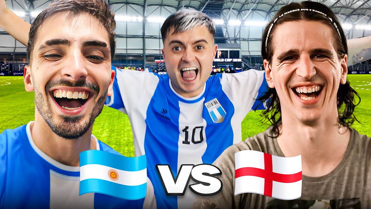 DIA de PARTIDO!! ARGENTINA vs INGLATERRA!!VLOG COMPLETO