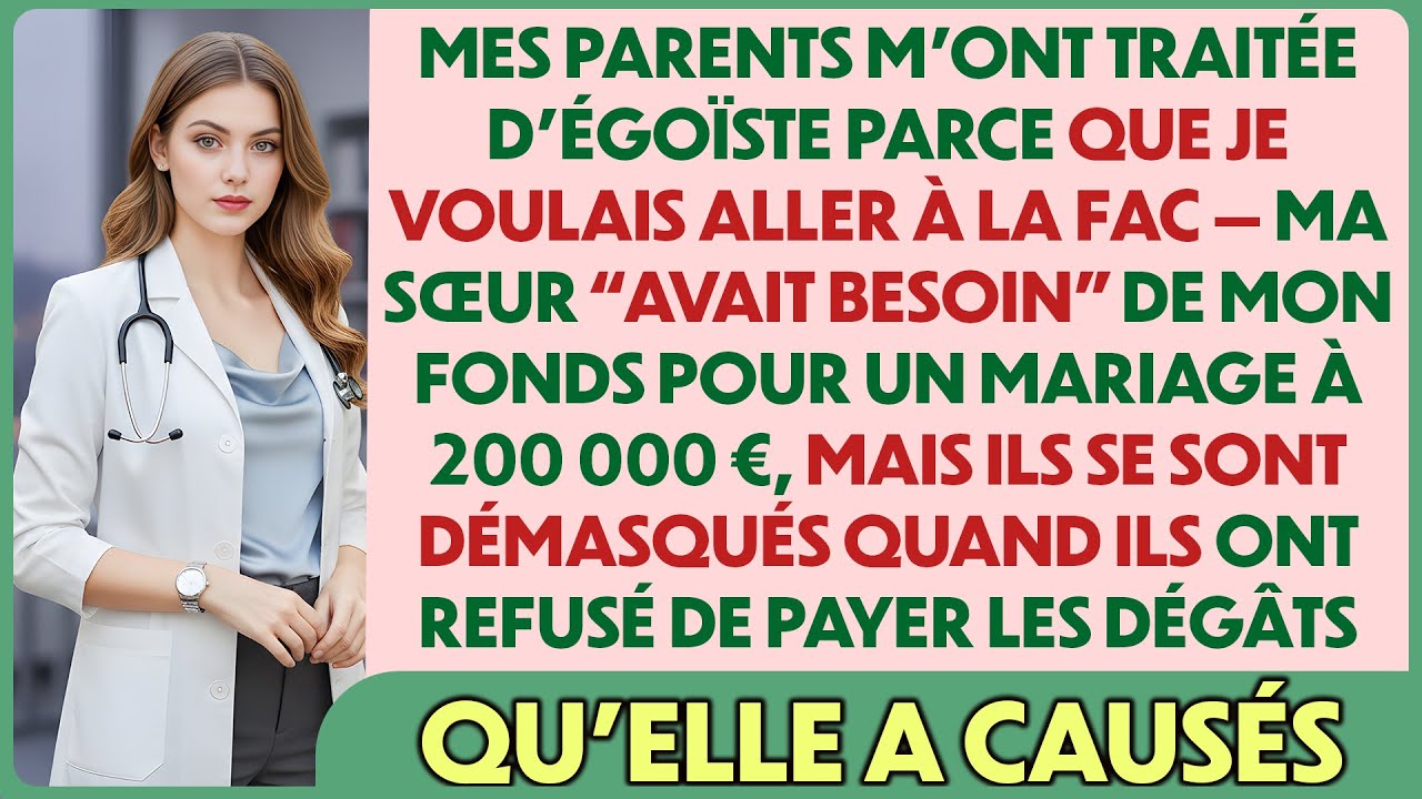 Mes parents disent que mes études sont égoïstes — l’argent devrait servir au mariage de mon fils