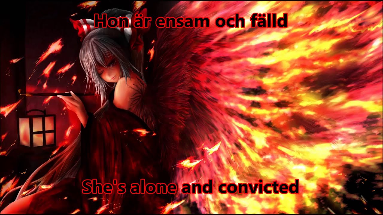 Nightcore - I lågornas sken (w/ lyrics & translation)