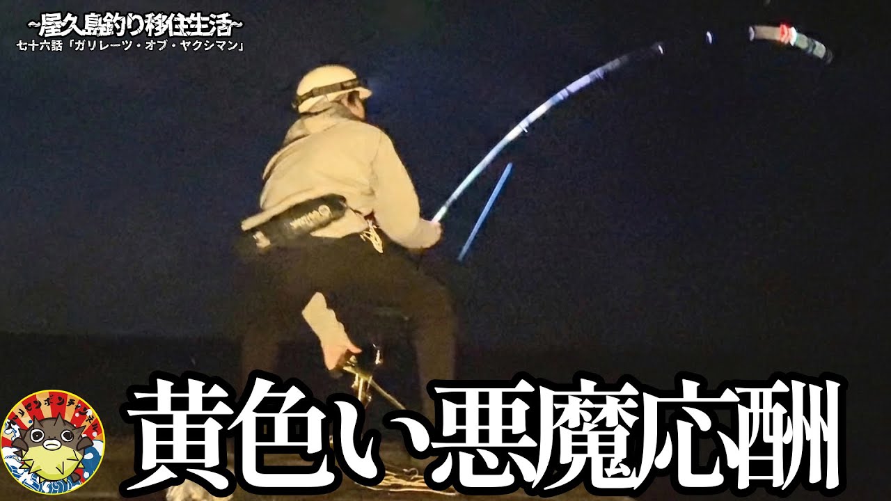 記録級の特大タマンが回遊する南西諸島沖の大荒れ堤防で特大餌をぶっこんでみたの巻