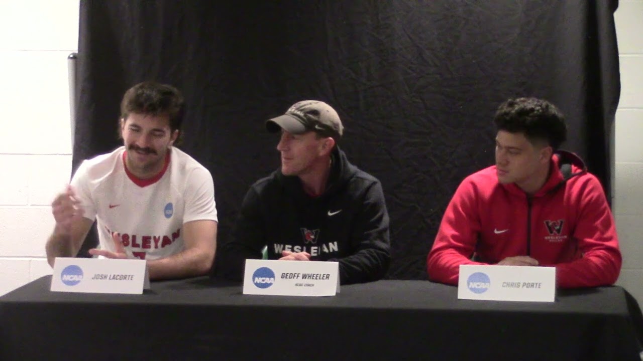 NCAA Men's Soccer Tournament First Round: Wesleyan Postgame Interview