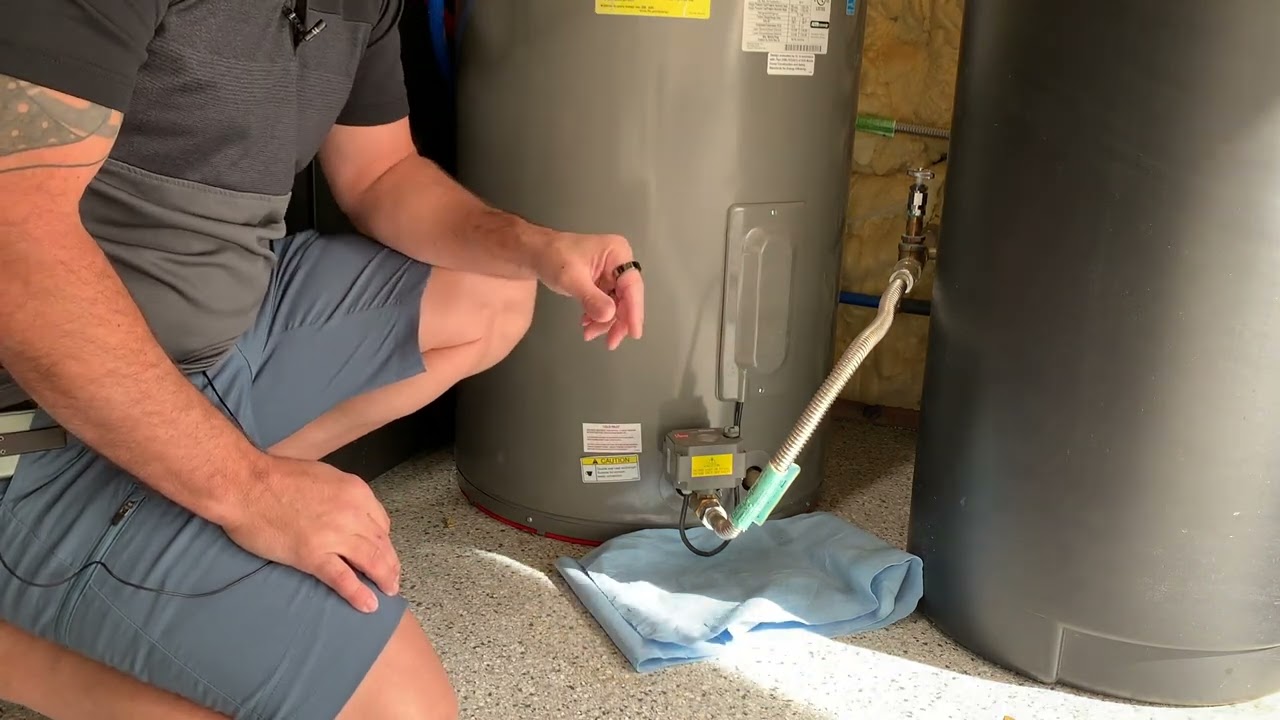 Rheem Electric / Hybrid Water heater drain and flush
