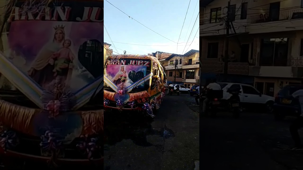 TRANSPORTE ARANJUEZ SANTA CRUZ 2019 - RUTAS 041-022-042 - DESFILE DE LA VIRGEN DEL CARMEN PARTE 3