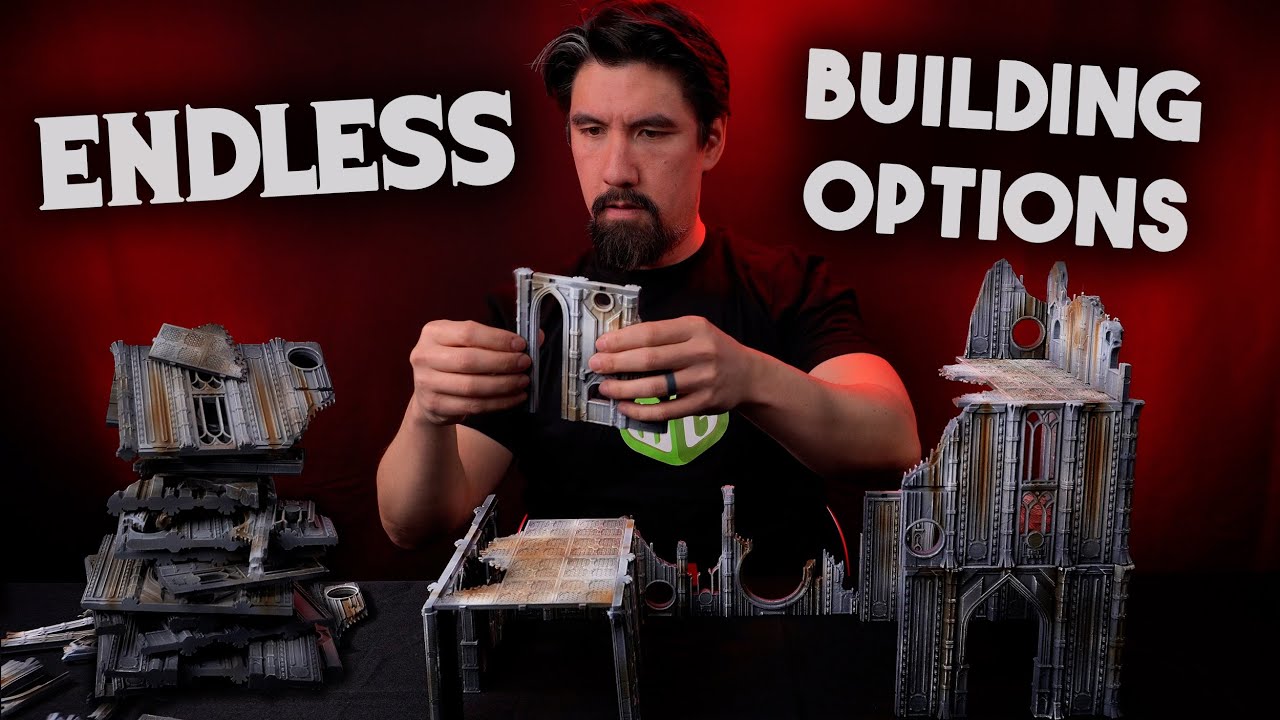 Fully Modular, Magnetizable, and Easy to Store Gothic Ruins - The Ruins of Perdition Frontier