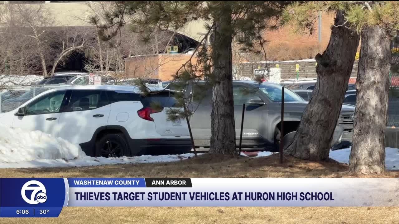 Catalytic converters stolen from cars at Ann Arbor high school parking lot