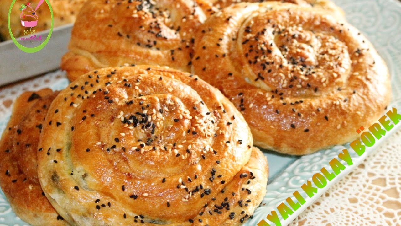 MAYALI HAMURDAN KOLAY BÖREK/ISPANAKLI AÇMA BÖREK/ŞEFFAF MUTFAK