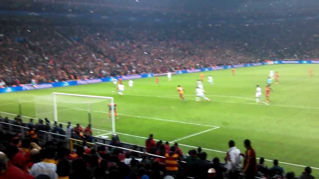 CL- Galatasaray-Real Madrid /Drogba Legend goal -Tribün Çekimi (Stadium Live)